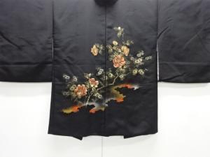 草花模様織り出し絵羽織